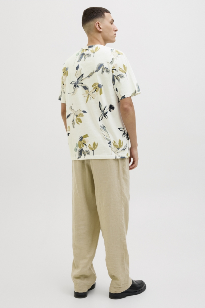 JORVARENNA AOP TEE SS CREW NECK 12273642 CLOUD DANCER/AOP